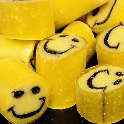 Bonbon "Zitronen Smiley"
